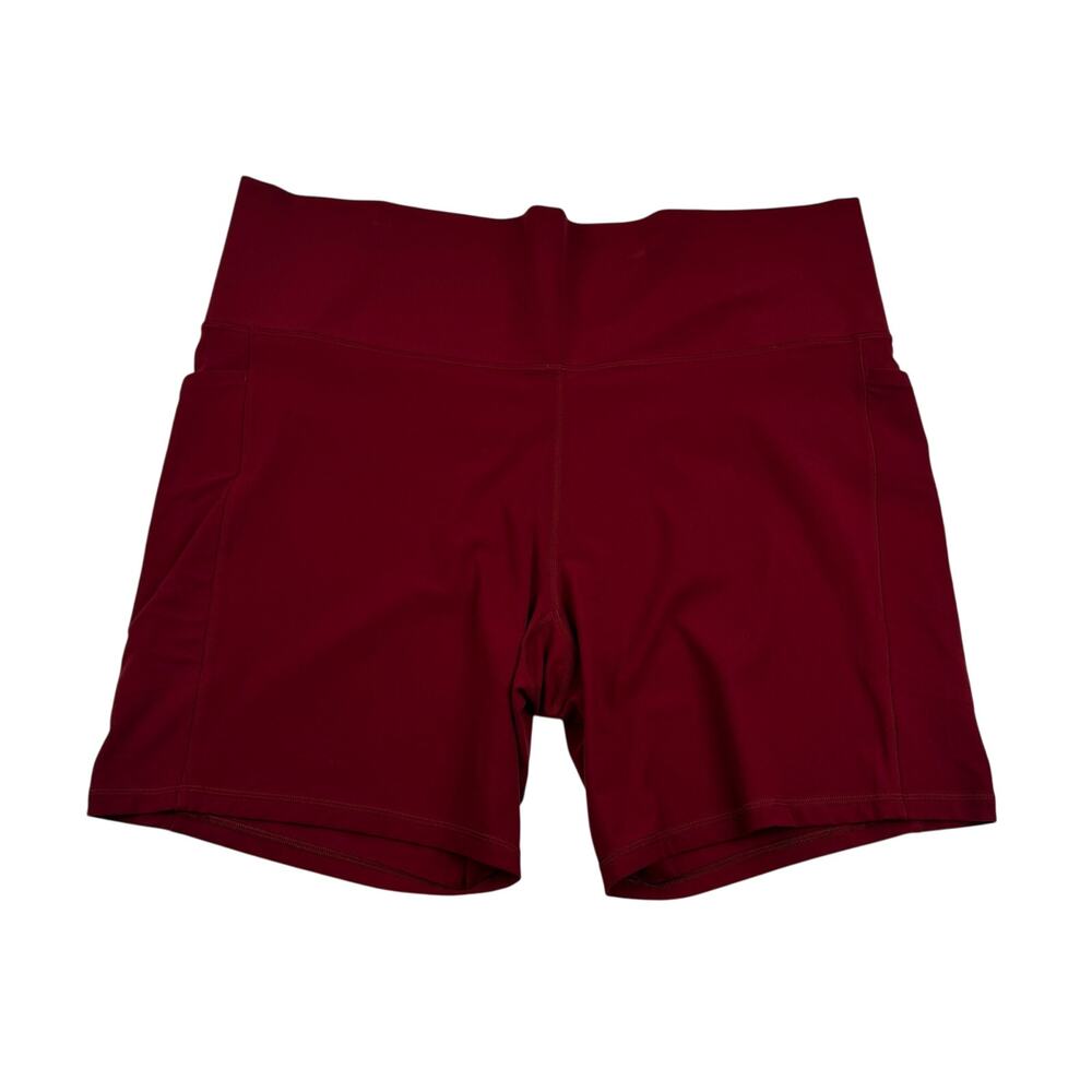 Athleta Salutation Stash Pocket II 7" Bike Athletic Workout Shorts Women's 3X